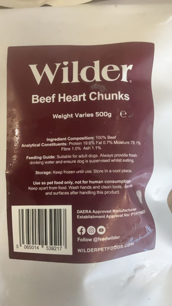 Beef Heart Chunks