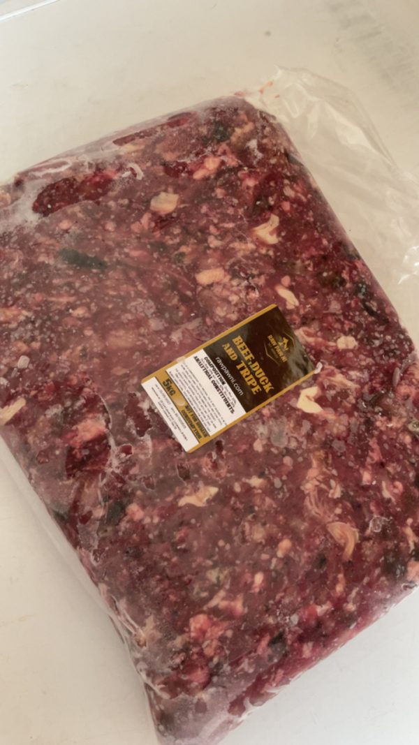 5kg Duck, Tripe And Beef